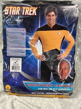 NEW Star Trek: The Next Generation Operations Uniform Costume
